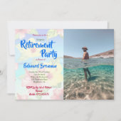 Invitation Fleur tropicale de la fête de la retraite (Devant)