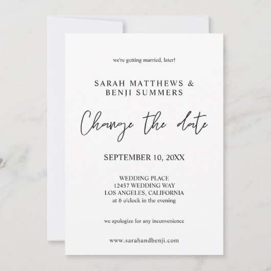 Invitation Fleur tropicale hawaïenne Ananas Changement de dat (Dos)