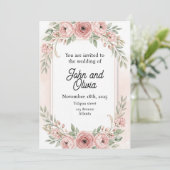 Invitation Fleuri (Debout devant)