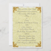 Invitation Fleurie Coin d'Or (Devant)