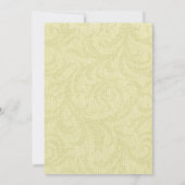 Invitation Fleurie Coin d'Or (Dos)