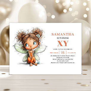 Invitation Fleurie Pastel pour les 2 ans de la Mig