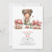Invitation Fleurie pour les 7 ans de la Mignonne F (Devant)