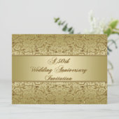 Invitation Fleurir 50e anniversaire de mariage (Debout devant)