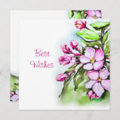 Invitation Fleurit d'Apple (Devant / Derrière)