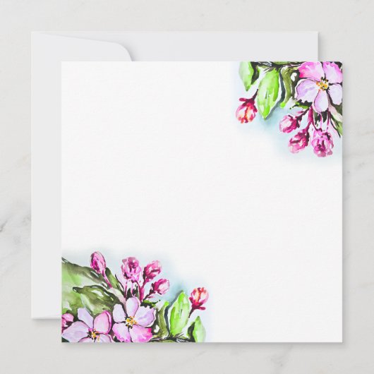 Invitation Fleurit d'Apple (Dos)