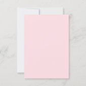 Invitation Fleuron rose brun de douche nuptiale or rose (Dos)