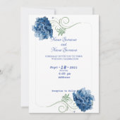 Invitation Fleurs (Devant)