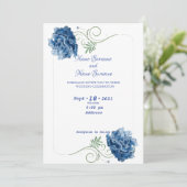 Invitation Fleurs (Debout devant)
