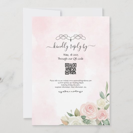 Invitation Fleurs (Dos)