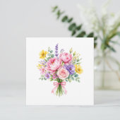 Invitation Fleurs (Debout devant)