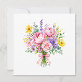 Invitation Fleurs (Devant)