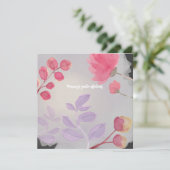 Invitation Fleurs (Debout devant)
