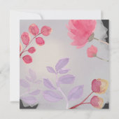 Invitation Fleurs (Dos)