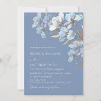 Fleurs 3D Bleu Or