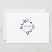 Invitation Fleurs 60e anniversaire de mariage Alors & Mainten (Dos)