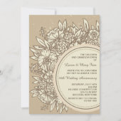 Invitation Fleurs Anniversaires (Devant)