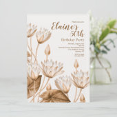 Invitation Fleurs Antiques (Debout devant)