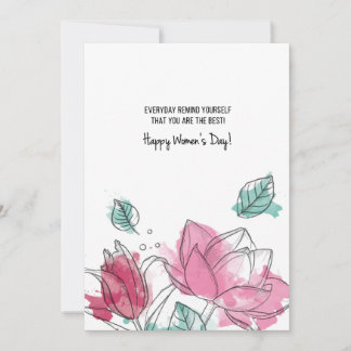 Invitation Fleurs Aquarelle