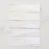 Invitation Fleurs aquarelles, Fête des mariées de texture boi (Dos)