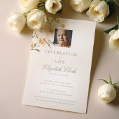 Invitation Fleurs Aquarelles Magnifiques Célébration de la Vi