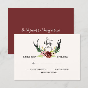 Invitation Fleurs Aquarelles Rustiques Boho Chasse est Termin