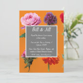 Invitation Fleurs Assorties Mariage de marguerite (Debout devant)