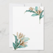 Invitation Fleurs Ballons Brunch & Fête des mariées Bubbly (Dos)