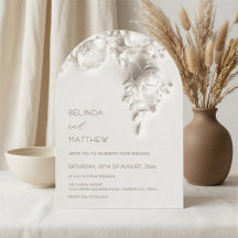 Fleurs blanches 3D Roses Mariage décontracté
