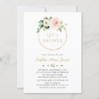 Fleurs Blanches de Luxe Cadre Doré Mariage