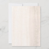 Invitation Fleurs blanches Pampas Fête des mariées verte en h (Dos)