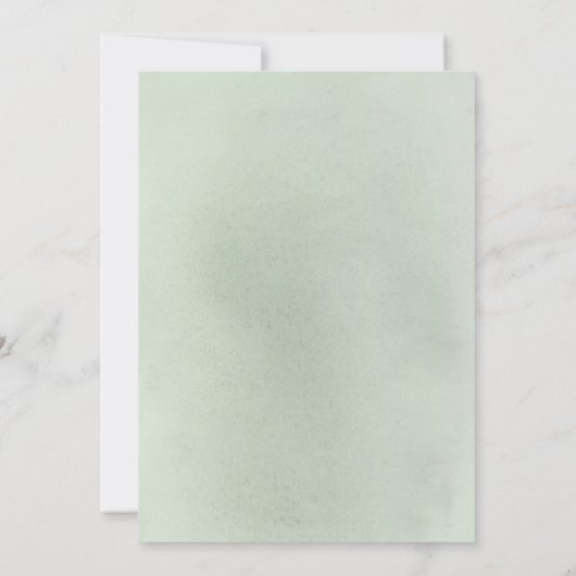 Invitation Fleurs blanches Pampas Grass Élégant Mariage Sage (Dos)