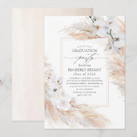 Fleurs blanches Pampas Grass Southern Graduation