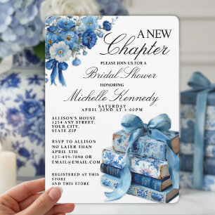 Invitation Fleurs Bleues Un Nouveau Chapitre Enterrement de V