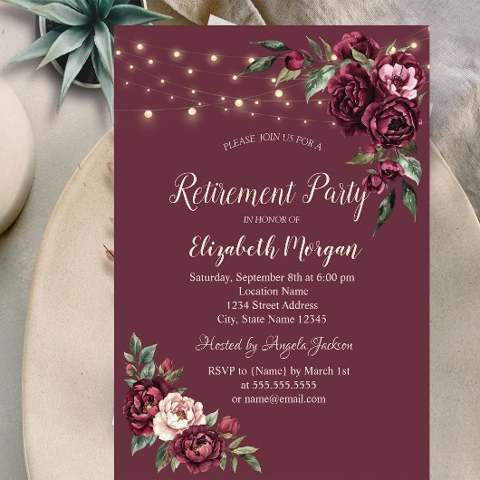 Invitation Fleurs Bourgognes illuminent la Bourgogne Retraite