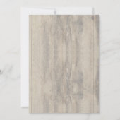 Invitation Fleurs bourguignonnes Mason Jar Mariage en bois ru (Dos)