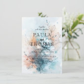 Invitation Fleurs Brumeuses (Debout devant)