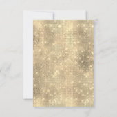 Invitation Fleurs Brunch Sepia Gold Mariage Anniversaire (Dos)