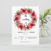 Invitation Fleurs couronnes pour toutes les occasions (Debout devant)