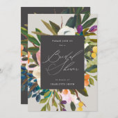 Invitation Fleurs d'agrumes lumineuses | Dove Grey | Fête des (Devant / Derrière)