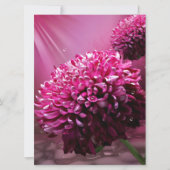 Invitation Fleurs Dahlia (Devant)