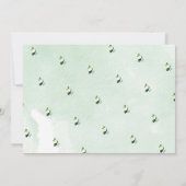 Invitation Fleurs d'albâtre Rustique Fête de l'mariée (Dos)