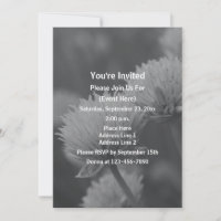 Fleurs d'Allium Noir Et Blanc pour Fête