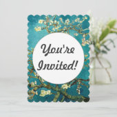 Invitation Fleurs d'amandier de Van Gogh Impressionnisme clas (Debout devant)