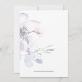 Invitation Fleurs d'amour patient Mariage Drive Thru (Dos)