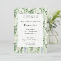 Fleurs d'anniversaire de Delphinium blanc lavande