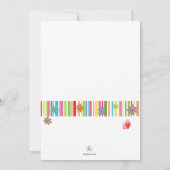 Invitation Fleurs dans l'invitation de jardin (Dos)