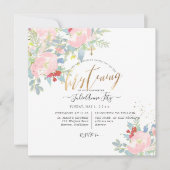 Invitation Fleurs d'aquarelle des chalets PixDezines (Devant)