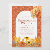 Invitation Fleurs d'automne | Chauffage domestique (Devant)