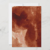 Invitation Fleurs d'automne et Citrouille Couples Douche (Dos)